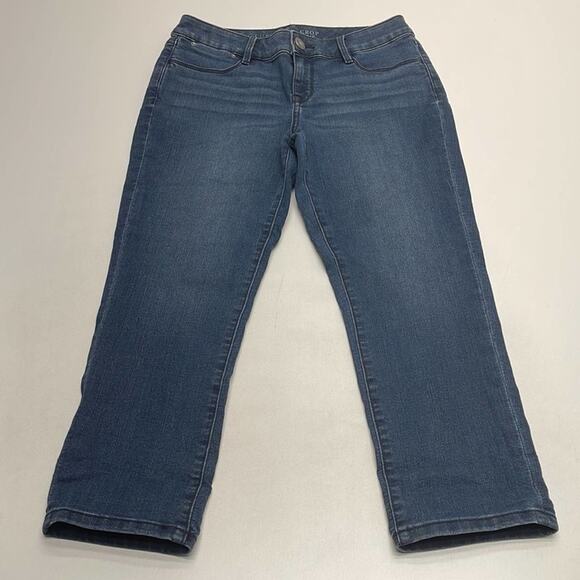 THE LIMITED Women’s 2 Crop 312 Stretch Blue Jeans - Picture 3 of 3